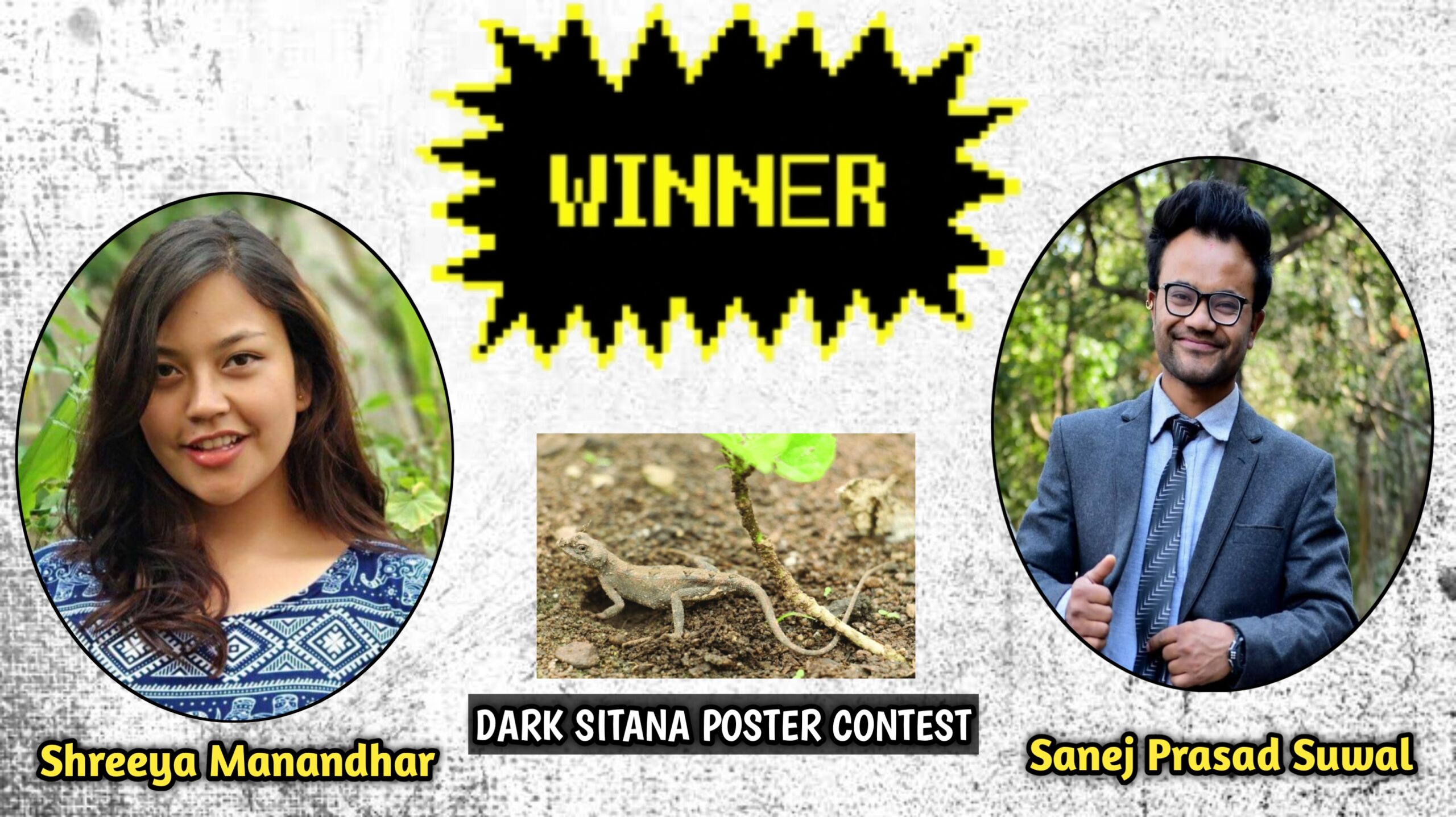 Dark sitana poster contestants awarded